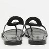 Black Leather Hana Flat Slides thumbnail 6