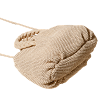 BOMBON M RAFFIA SOFT TOTE BAG thumbnail 4