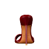BURGUNDY PATENT 120 MULES thumbnail 2