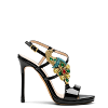 JEWELED PEACOCK STILETTO SANDALS 100 thumbnail 0