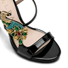 JEWELED PEACOCK STILETTO SANDALS 100 thumbnail 2