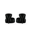 BLACK CAVIAR DIAMOND SILK 70 MULES thumbnail 5