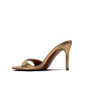 METALLIC LEATHER 90 MULES thumbnail 2
