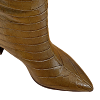 MARYANA CROC-EMBOSSED BLOCK HEEL BOOTS thumbnail 4