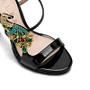 JEWELED PEACOCK STILETTO SANDALS 100 thumbnail 2