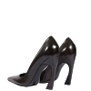 LEXI SCULPTURAL LEATHER PUMPS thumbnail 2