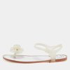 CC Camellia White Jelly Thong Flat Sandals thumbnail 1