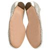 Jimmy Choo Metallic Gold Glitter Fabric Ballet Flats Size 38 thumbnail 10