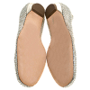 Jimmy Choo Metallic Gold Glitter Fabric Ballet Flats Size 38 thumbnail 11