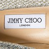 Jimmy Choo Metallic Gold Glitter Fabric Ballet Flats Size 38 thumbnail 12