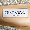 Jimmy Choo Metallic Gold Glitter Fabric Ballet Flats Size 38 thumbnail 13
