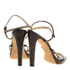 Sergio Rossi Brown Studded Strappy Leather Open Toe Platform Sandals Size 40.5 thumbnail 4
