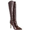 MARYANA CROC-EMBOSSED STILETTO BOOTS thumbnail 1