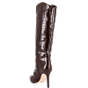 MARYANA CROC-EMBOSSED STILETTO BOOTS thumbnail 2