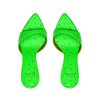 GREEN APPLE OSTRICH 90 MULES thumbnail 4