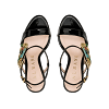 JEWELED PEACOCK STILETTO SANDALS 100 thumbnail 3
