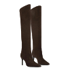 SUEDE OVER-THE-KNEE BOOTS thumbnail 2