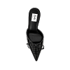 BLACK PATENT LACE 70 MULES thumbnail 5